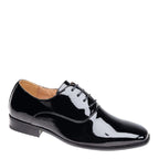 Men's GOOR Gloss Oxford Patent Lace Up Shoes M710AP - Black Patent