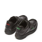 Boy's Kickers Reasan Strap Infant School Shoes - Black