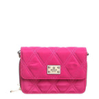 Women's BESSIE Small Quilted Flap Over Cross Body Bags BJ6001 - Fuchsia