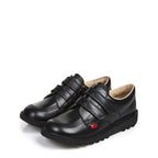 Boy's Kickers Kick Lo Velcro Strap Infant Shoes - Black