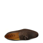 Men's EYE Classic Leather Suede Loafer Shoes M 43 - Brown Suede
