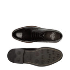 Men's John White Hogarth Leather Brogue Shoes - Black