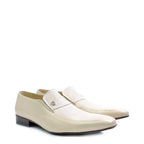 Men's VITELO Smart Leather Slip-On Loafer Shoes M 55 - Beige