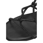 Women's Tamaris 1-28236-42 Vegan Block Heeled Strappy Sandals - Black