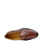 Men's EYE Tassel Leather Loafer Shoes 5234 - Tan