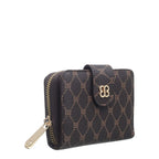 Women's Bessie Small Logo Print Wallets BP1358 - Coffee