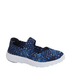 Women's Dek Dolly L9540 Casual Interlaced Elasticated Bar Shoes - Blue