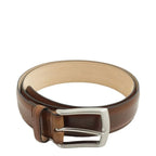Men's Loake Henry Leather Belts - Mahogany size 42 "