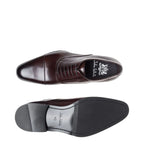 Men's John White Guildhall Capped Oxford Leather Shoes - Brown