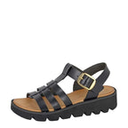 Women's Cipriata Azia Halter Back Wedge Sandals - Black