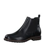 Women's Tamaris 1-25056-27 Chelsea Leather Ankle Boots - Black 003