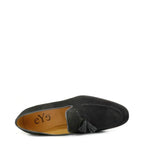 Men's EYE Classic Leather Suede Loafer Shoes M 43 - Black Suede