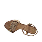 Women's PEDRO MIRALLES Amalfi Face13803 High Heeled Leather Suede Sandals - Nude Suede