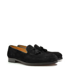 Men's EYE Classic Leather Suede Loafer Shoes M 43 - Black Suede