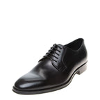 Men's John White Mumford Plain Leather Derby Shoes - Black