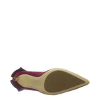 Women's Högl 4-109012 Pointed Leather Suede High Heel Court Shoes HO 51 - Red Raspberry
