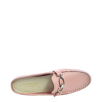 Women's John White Moccamocca Slip-On Leather Mules G 87 - Pink