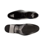Men's John White Romsey Leather Derby Shoes - Black