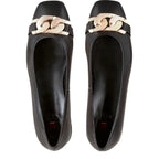 Women's HÖGL 3-10 1020 Coco Ballerina Pump Shoes HO 78 - Black
