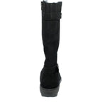 Women's Waldläufer Hoja 533904 165 001 Leather Nubuck Boots - Black
