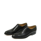 Men's Berwick 1707 Premium Grade Oxford 2585 Goodyear Welted Leather Shoes M 56 - Black