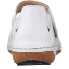 Women's Waldläufer Heliett 342004 Ranger Open-Toe Leather Sandals - White