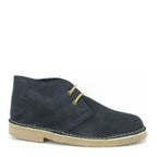 Men's ROAMERS Leather Suede Desert Boots - Navy