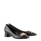Women's HÖGL 3-104020 Amber Classic Pump Leather Court Shoes HO 79 - Black 0100
