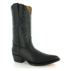 Women's Grinders Dallas Classic Leather Mid-Calf Cowboy Western Boots - Black
