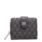 Women's Bessie Small Logo Print Wallets BP1358 - Coffee