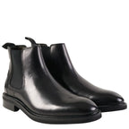 Men's John White Brecon Classic Leather Chelsea Boots - Black