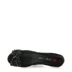 Women's Högl 6-10 0992 Leather Suede Ballerina Pump - Black