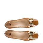 Women's HÖGL 4-104034 Posh Patent Leather Pump Court Shoes HO 84 - Nut