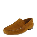 Men's John White Headley Leather Suede Moccasin Shoes - Whisky