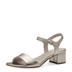 Women's Tamaris 1-28249-42 Block Heeled Sandals K 20 - Light Gold