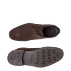 Men's John White Westfield Suede Chukka Lace-Up Boots - Brown Suede
