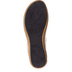 Women's Waldläufer Heliett 342004 Ranger Open-Toe Leather Sandals - White