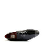 Men's VITELO Patent Leather Slip-On Shoes M 40 - Black Patent