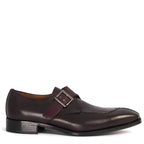 Men's Eye Classic Monk Leather Shoes 5839 PC 16 - Burgundy