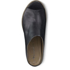 Women's Tamaris 1-27200-22 Slip-On Slide Wedge Mules - Black