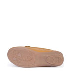 Women's Jo & Joe Nautical Leather Tassel Loafer Shoes - Mustard
