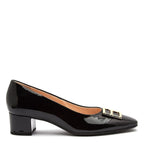 Women's HÖGL Delila 0-174024 Pump Court Shoes HO 74 - Black Patent