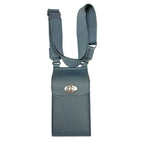 Women's Long & Son Multi Compartment Crossbody Phone Bag GZ9017 - Denim Blue