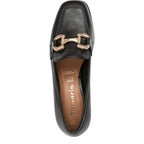 Women's Tamaris 1-24316-34 Trotteur Loafer Shoes K 15 - Black Matt