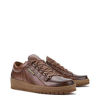 Men's Mephisto Rainbow Lace-Up Leather Shoes - Chestnut