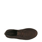Men's ROAMERS Leather Suede Desert Boots - Dark Brown