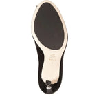 Women's HÖGL 1-10 9804 Open-Toe Pump Court Shoes HO 63 - Black 0100