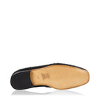 Men's VITELO Tassle Leather Slipper Shoes PC 8 - Black Ostrich