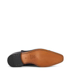 Men's EYE Monk Strap Leather Shoes 4736 PC 18 - Black