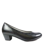 Women's Waldläufer 358501 186 001 Hilaria Leather Court Shoes F 72 - Black